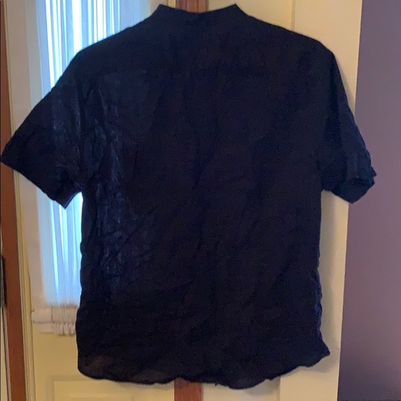 Navy blue men’s shirt - Picture 3 of 3